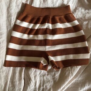 Petal and Pup Stripe Knit Shorts | Medium